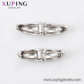 97345 xuping venta al por mayor de alta calidad rodio plateado elegante elegante señoras pendientes de aro